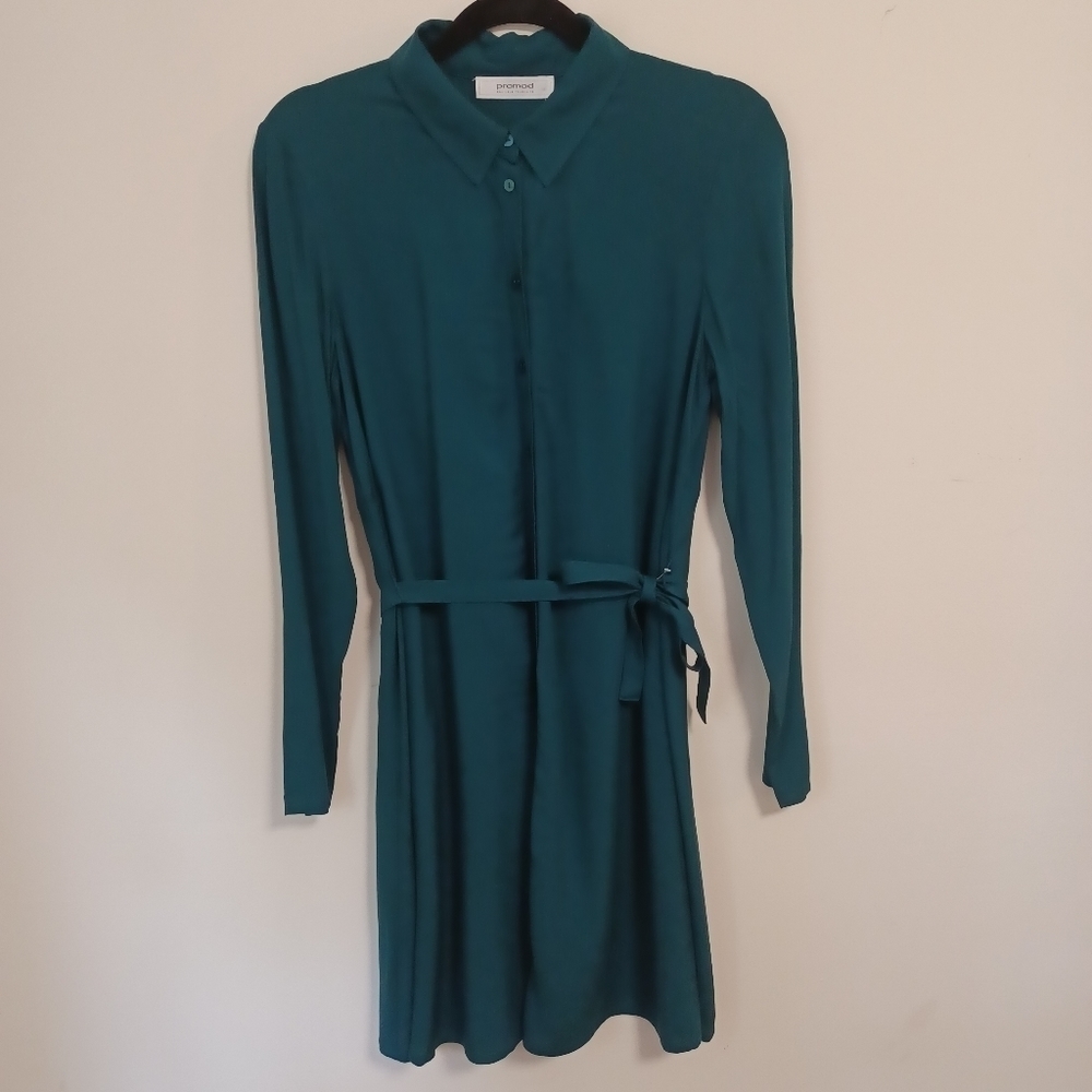 PROMOD Emerald green dress. SZ 8 NWT